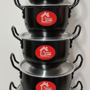 Juego de Olla Ovalada del 14 al 22 Color negro